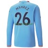 Maillot à Manches Longues Manchester City Mahrez 26 Domicile 2022-23 Pour Homme